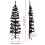 VidaXL (black, 120 cm) vidaXL Slim Artificial Half Christmas Tree with Stand Xmas Artificial Tree 4
