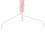 VidaXL (pink, 210 cm) vidaXL Slim Artificial Half Christmas Tree with Stand Xmas Artificial Tree 5