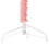 VidaXL (pink, 180 cm) vidaXL Slim Artificial Half Christmas Tree with Stand Xmas Artificial Tree 7