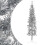VidaXL (silver, 180 cm) vidaXL Slim Artificial Half Christmas Tree with Stand Xmas Artificial Tree 3