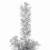 VidaXL (silver, 120 cm) vidaXL Slim Artificial Half Christmas Tree with Stand Xmas Artificial Tree 5