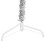 VidaXL (silver, 240 cm) vidaXL Slim Artificial Half Christmas Tree with Stand Xmas Artificial Tree 7