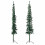 VidaXL (green, 210 cm) vidaXL Slim Artificial Half Christmas Tree with Stand Xmas Artificial Tree 3