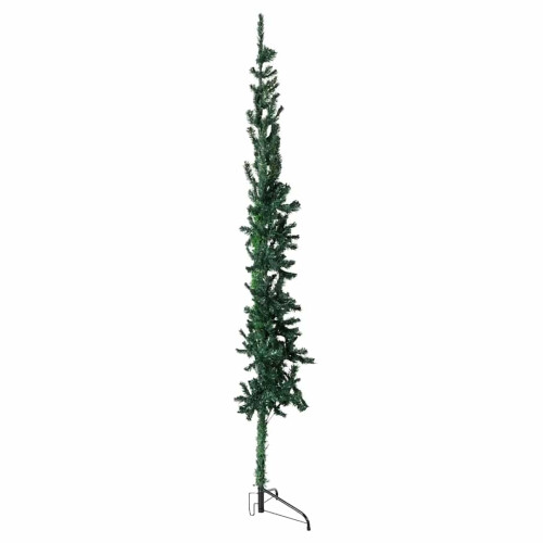 VidaXL (green, 210 cm) vidaXL Slim Artificial Half Christmas Tree with Stand Xmas Artificial Tree 1