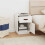 VidaXL (White, 2) vidaXL 1/2x Solid Wood Pine Bedside Cabinet Wooden End Table Multi Colours 3
