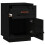 VidaXL vidaXL Solid Wood Pine Bedside Cabinet Black Nightstand End Table Bed Cabinet 7