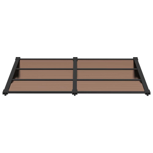 VidaXL vidaXL Türvordach Schwarz 152,5x90 cm Polycarbonat 2