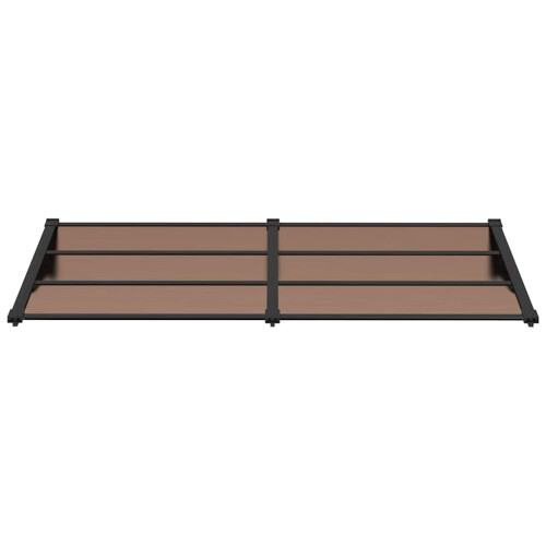 VidaXL vidaXL Türvordach Schwarz 199x90 cm Polycarbonat 2
