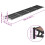 VidaXL vidaXL Türvordach Schwarz 396x90 cm Polycarbonat 4
