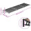 VidaXL vidaXL Türvordach Schwarz 358,5x90 cm Polycarbonat 4