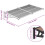 VidaXL vidaXL Türvordach Schwarz 152,5x90 cm Polycarbonat 5