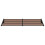 VidaXL vidaXL Türvordach Schwarz 239x90 cm Polycarbonat 3