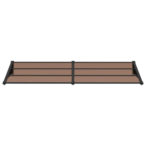 VidaXL vidaXL Türvordach Schwarz 239x90 cm Polycarbonat 2