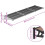 VidaXL vidaXL Türvordach Schwarz 297,5x90 cm Polycarbonat 4