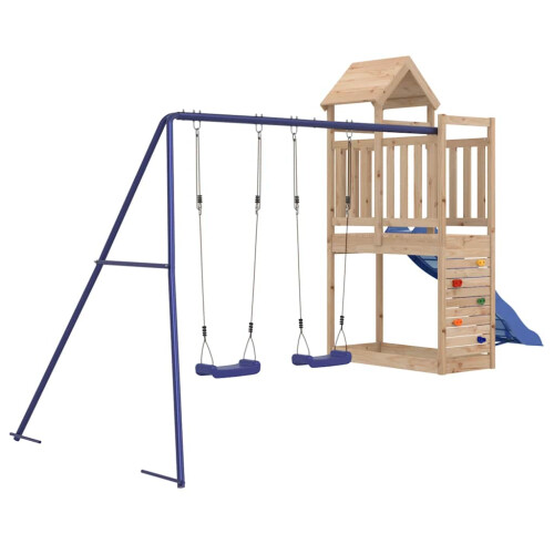 VidaXL vidaXL Spielturm Massivholz Kiefer 2