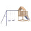 VidaXL vidaXL Spielturm Massivholz Kiefer 2