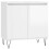 VidaXL (high gloss white) vidaXL Bathroom Cabinet Vanity Unit Highboard Cupboard White Engineered Wood 2