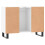 VidaXL (white) vidaXL Bathroom Cabinet Vanity Unit Highboard Cupboard White Engineered Wood 7