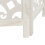 VidaXL vidaXL Room Divider Panel Privacy Screen 6 Panels White Solid Wood Paulownia 7