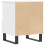 VidaXL (white, 2 pcs) vidaXL Bedside Cabinets Nightstand Side Table Bed Cabinet Engineered Wood 7