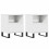 VidaXL (white, 2 pcs) vidaXL Bedside Cabinets Nightstand Side Table Bed Cabinet Engineered Wood 2