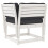 VidaXL vidaXL Garden Sofa Corner with Cushions Outdoor Sofa White Solid Wood Pine 8