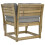 VidaXL vidaXL Garden Sofa Armrest with Cushions Couch Solid Impregnated Wood Pine 7