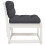 VidaXL vidaXL Garden Sofas with Cushions Outdoor Sofa 2 pcs White Solid Wood Pine 8