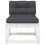 VidaXL vidaXL Garden Sofas with Cushions Outdoor Sofa 2 pcs White Solid Wood Pine 7