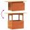 VidaXL vidaXL Garden Table Outdoor Table Patio Dining Table Wax Brown Solid Wood Pine 8