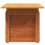 VidaXL vidaXL Garden Table Outdoor Table Patio Dining Table Wax Brown Solid Wood Pine 6