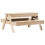 VidaXL vidaXL Picnic Table with Sandpit for Kids Sand Play Table Solid Wood Pine 7