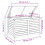 VidaXL vidaXL Garden Storage Box Outdoor Storage Shed Deck Box Solid Wood Eucalyptus 8