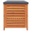 VidaXL vidaXL Garden Storage Box Outdoor Storage Shed Deck Box Solid Wood Eucalyptus 4