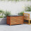 VidaXL vidaXL Garden Storage Box Outdoor Storage Shed Deck Box Solid Wood Eucalyptus 3