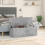 VidaXL vidaXL Storage Box Blanket Box Storage Chest Concrete Grey Engineered Wood 3