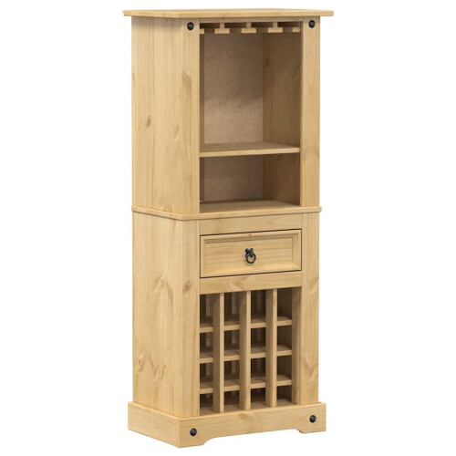 VidaXL vidaXL Wine Rack Wine Shelf Wine Holder Bottle Display Holder Solid Wood Pine 1