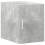 VidaXL (concrete grey) vidaXL Slim Storage Cabinet Highboard Sideboard Concrete Grey Engineered Wood 5