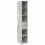 VidaXL (concrete grey) vidaXL Slim Storage Cabinet Highboard Sideboard Concrete Grey Engineered Wood 6