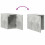 VidaXL (concrete grey) vidaXL Slim Storage Cabinet Highboard Sideboard Concrete Grey Engineered Wood 9