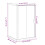 VidaXL vidaXL Bathroom Wall Cabinet Hanging Wall Storage Cupboard Solid Wood Pine 7