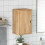 VidaXL vidaXL Bathroom Wall Cabinet Hanging Wall Storage Cupboard Solid Wood Pine 3