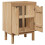 VidaXL vidaXL Bathroom Sink Cabinet Storage Cupboard Vanity Unit Solid Wood Pine 5