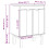 VidaXL vidaXL Bathroom Sink Cabinet Storage Cupboard Vanity Unit Solid Wood Pine 4
