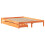VidaXL vidaXL Bed Frame with Drawers Wax Brown 150x200 cm King Size Solid Wood Pine 3
