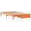 VidaXL vidaXL Bed Frame with Drawers Wax Brown 150x200 cm King Size Solid Wood Pine 5