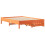 VidaXL vidaXL Bed Frame Wax Brown Home Bed Base 150x200 cm King Size Solid Wood Pine 8