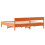 VidaXL (wax brown, 180 x 200 cm) vidaXL Bed Frame with Headboard Wax Solid Wood Pine 8