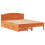 VidaXL (wax brown, 150 x 200 cm) vidaXL Bed Frame with Headboard Bed Base Wax Solid Wood Pine 3
