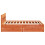 VidaXL (wax brown, 180 x 200 cm) vidaXL Bed Frame with Headboard Bed Base Solid Wood Pine 6